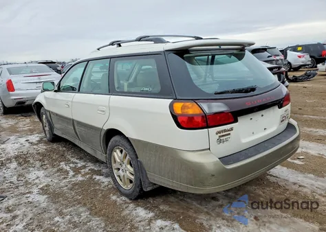 2000 Subaru Legacy Outback Limited z USA, uszkodzony, nr VIN 4S3BH6862Y7626682